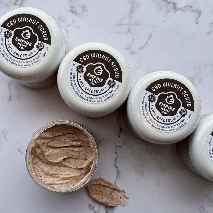 New Product Alert: CBD Walnut Scrub