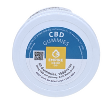 Load image into Gallery viewer, Empire Hemp Co. - CBD Gummies 25mg per gummy, 6 pack, 30 pack