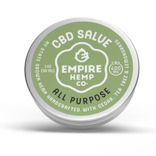 Load image into Gallery viewer, All Purpose CBD Salve 1oz 400mg