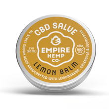 Load image into Gallery viewer, Lemon Balm Salve with CBD 2oz 800mg