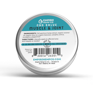 Muscle and Joint CBD Salve 2oz 800mg