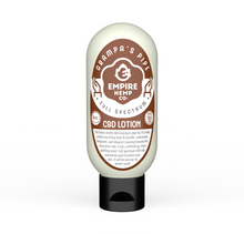 Load image into Gallery viewer, CBD Lotion - Grandpa&#39;s Pipe 4oz 750mg