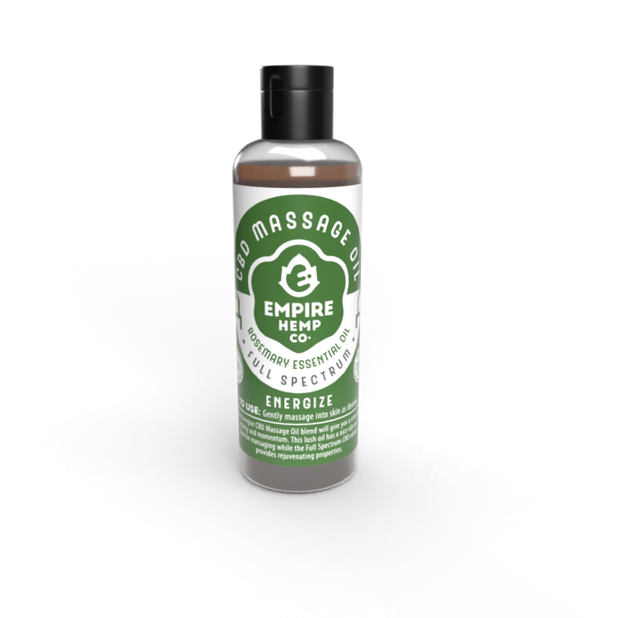 CBD Massage Oil - Energize 4oz 1000mg