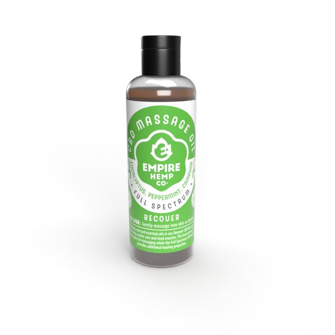 CBD Massage Oil - Recover 4oz 1000mg