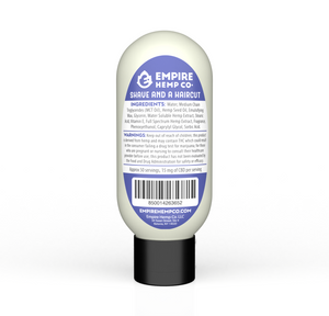 CBD Lotion - Shave and a Haircut 4oz 750mg