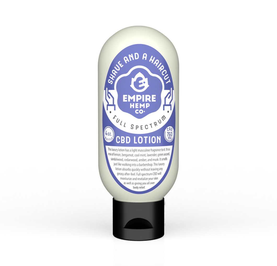 CBD Lotion - Shave and a Haircut